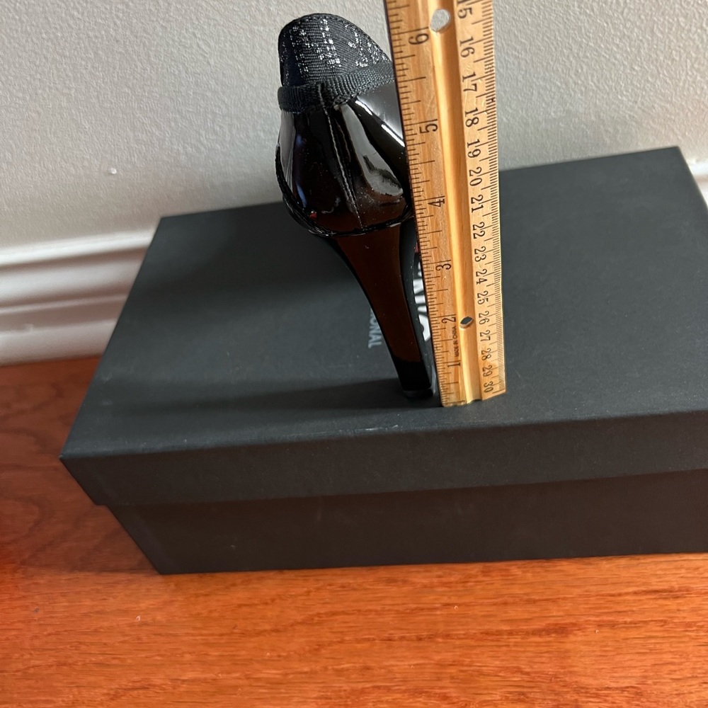 C’N’C Black Patent Pumps  4” Heels  Size: 7 MSRP:$250 - Picture 2 of 8